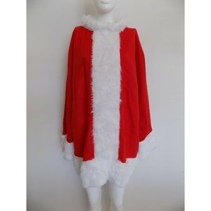 Santa costume top tunic Unisex Adult XL